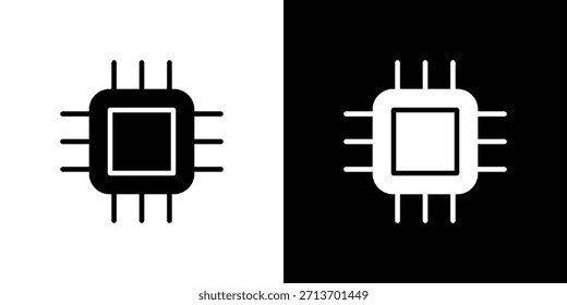 CPU icon design vetor collection. ícones planos.