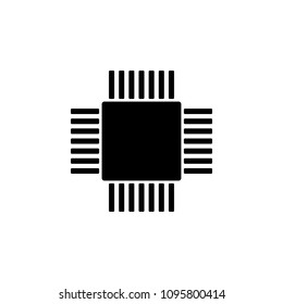 CPU icon. Element of web icon for mobile concept and web apps. Isolated CPU icon can be used for web and mobile on white background