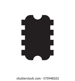CPU icon illustration isolated vector sign symbol