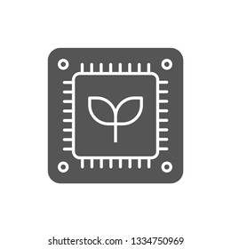 CPU icon isolated on white background. Development symbol modern, simple, vector, icon for website design, mobile app, ui. Vector Illustration