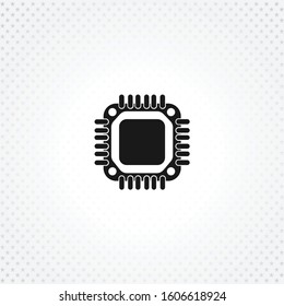 CPU icon on white background. CPU icon on white background. CPU icon on white background. 