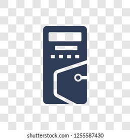 Cpu icon. Trendy Cpu logo concept on transparent background from Artificial Intelligence collection