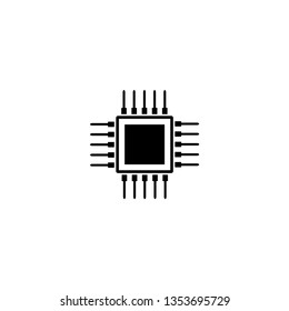 cpu icon vector