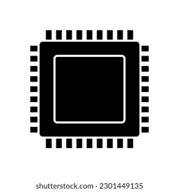 Icono Cpu, ilustración vectorial. ilustración de icono de cpu vectorial aislada en fondo blanco.eps