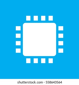 cpu icon vector illustration sign symbol