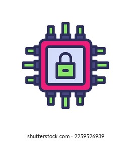 cpu icon for your website, mobile, presentation, and logo design.