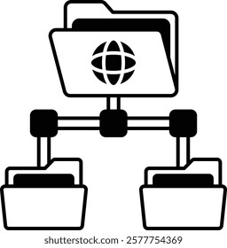 CPU, Keyboard and mouse vector design, Web hosting service Symbol, Computing machines Sign, Internet Application Management stock illustration, Workstation connected with peripheral devices concept