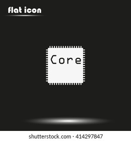 CPU microprocessor or chip icon.