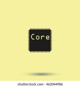 CPU microprocessor or chip icon.