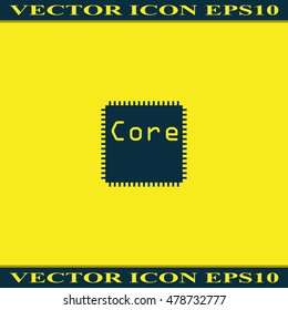 CPU microprocessor or chip icon.