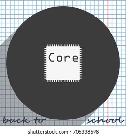 CPU microprocessor or chip icon.