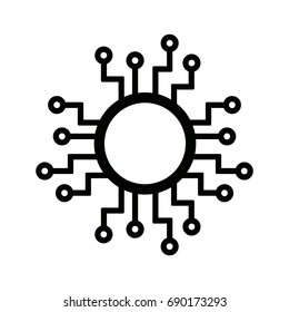 cpu microprocessor circuit board connect