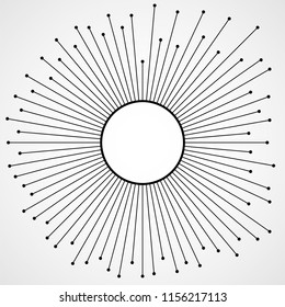 Cpu, microprocessor, microchip, circuit board, vector illustration, eps 10