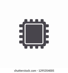 CPU, Processor icon vector