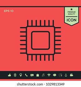 CPU symbol icon
