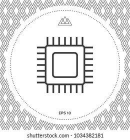 CPU symbol icon