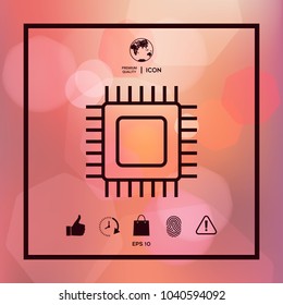 CPU symbol icon