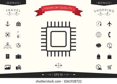 CPU symbol icon