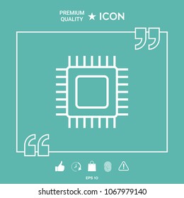 CPU symbol icon
