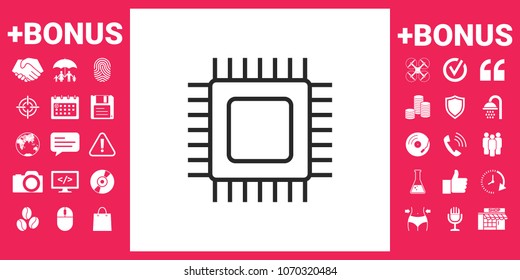 CPU symbol icon
