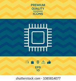 CPU symbol icon