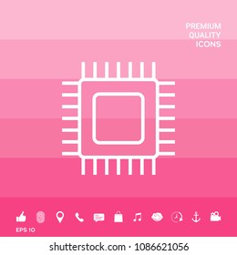CPU symbol icon