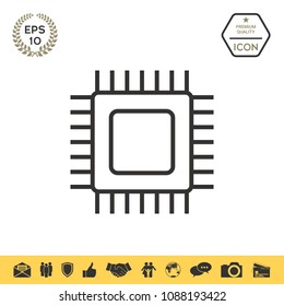 CPU symbol icon