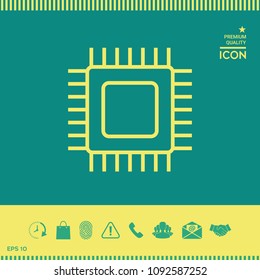 CPU symbol icon