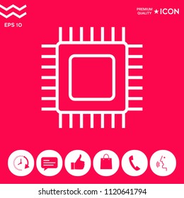 CPU symbol icon