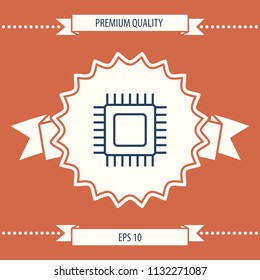 CPU symbol icon