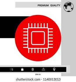 CPU symbol icon