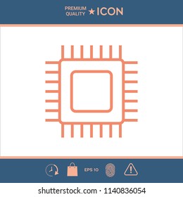 CPU symbol icon