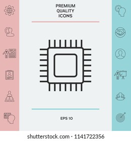 CPU symbol icon