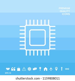 CPU symbol icon