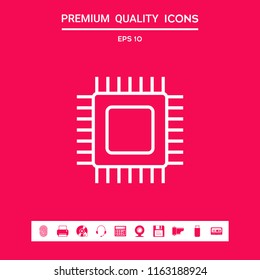 CPU symbol icon