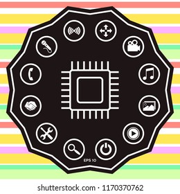 CPU symbol icon
