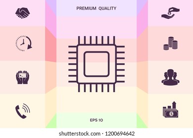 CPU symbol icon