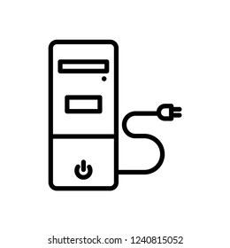 Cpu vector icon