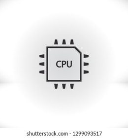 cpu vector icon