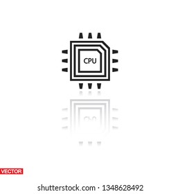 cpu vector icon