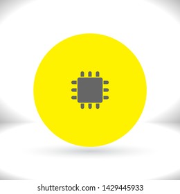 CPU Vector icon . Lorem Ipsum Illustration design