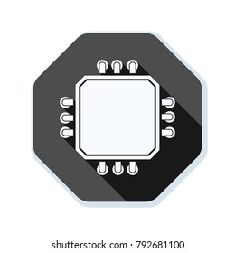 CPU Warning sign illustration