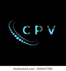 CPV letter logo abstract design. CPV unique design. CPV.
