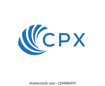 CPX letter logo design on black background. CPX creative initials letter logo concept. CPX letter design.