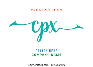 CPX lettering logo is simple, easy to understand and authoritative