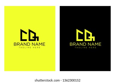 CQ creative letter logo - vector