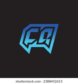CQ initial inspiration logo design esport and gaming clan ideas