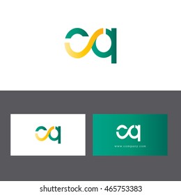 C&Q Joint letter logo, Icon vector
