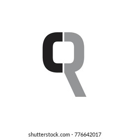 CQ letter logo design vector