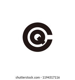 cq letter vector logo